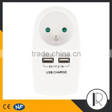 Multipurpose Multi Nation Travel Adaptor With 2 USB Charger photo-5