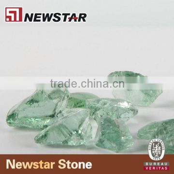 Newstar light green glass gravel