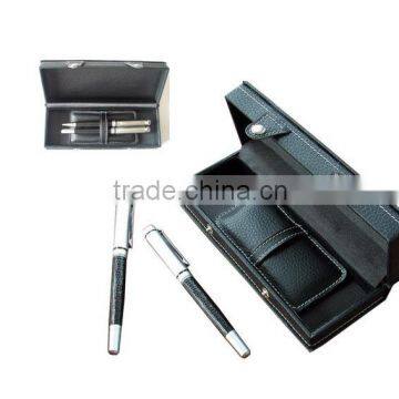 metal pen set,PU leather gift set