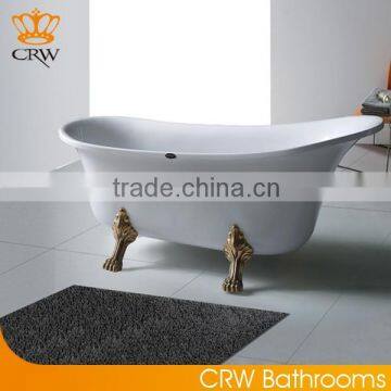 CRW OCY3006 portable cheap and outdoor acrylic Bathtub with Clawfoot jacuzzi