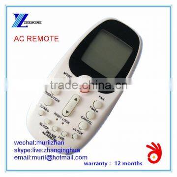 ZF White 14 Keys R06/BGE Air Conditioner Remote Control with Big LCD for SKY-7050 air conditioning equipment