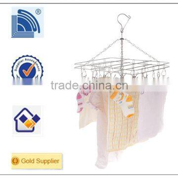 2014 Wholesale Stainless Steel Clips Hanger For Socks