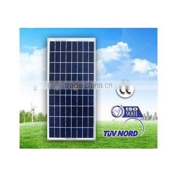 High Efficiency Solar Cells 156x156 , 30W Polycrystalline Solar Cell Panel