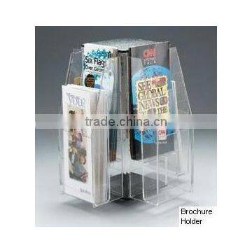 acrylic paper holder/greeting card display