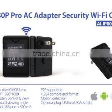 15 Degree Upward Viewing Angle Pro ac Adaptor Home Security Hidden Wifi Camera photo-5