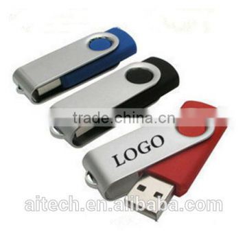 Cheapest Promotional Wholesale Swivel USB Flash Drive with 100% real full capacity