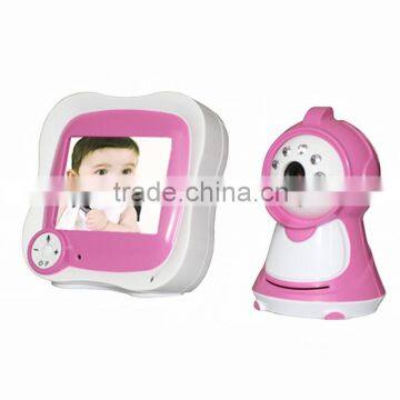 Wireless Digital 2 Ways Audio LED Music Baby Monitor Built-in Lithium Battery
