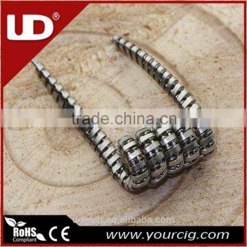 UD Staggered Fuse Clapton Coil/Staple Staggered Fuse Clapton Coil Premade Coil photo-5