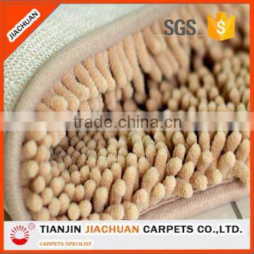 machine tufted noodle microfiber chenille mat