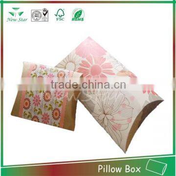 matte varnish printed pillow box for craker