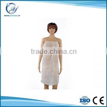 Wholesale nonwoven cheap white bathrobes for women