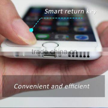 HUYSHE 0.3mm 9h smart touch tempered glass for iphone 6 plus, invisibale back key and confirm key on the screen protector