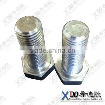 Monel400 N04400 2.4360 china supplier hardware stainless steel full thread hex head bolt