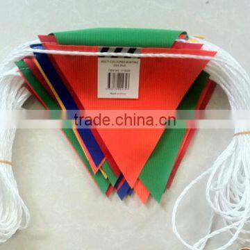 Christmas Plastic Triangle Flag Bunting