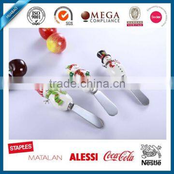 Resin handle butter spread knife for tableware