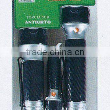 3pc Waterproof Torch Set W/Rope