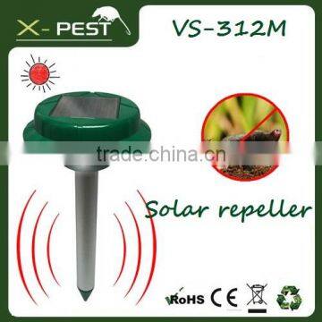 VS-312M GardenYard Poison-Ultrasonic Solar Repeller Solar Powered LED Light Mole Mouse Gopher Rodent Pest Repeller