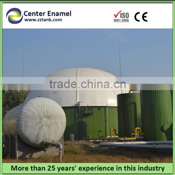 Anaerobic wastewater treatment biogas plant