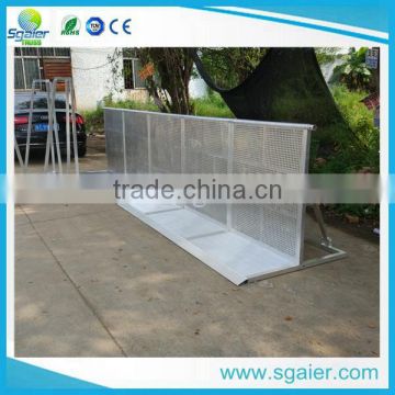 Metal Expandable Temporary Traffic Barrier Stage Barrier