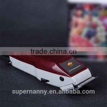 Supernanny Red Classic Hair Clipper/ Trimmer with Cord for Barber Shop/ Salon