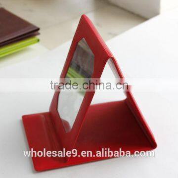 Pu Leather Creative Folding Pocket Mirror photo-2