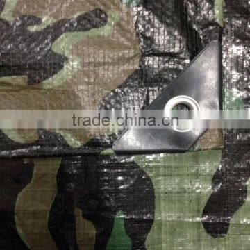 6x8m PE Camouflage tarpaulin cover used for truck cover, trailer cover