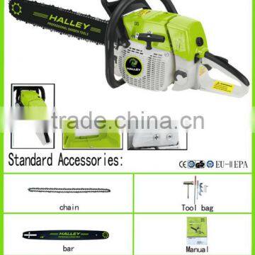 72cc 3.2kw Wood Chippers Bar Cutting Blade Machine Chain Saw With Chinese or Carlton Chain HLYD - 72 photo-2