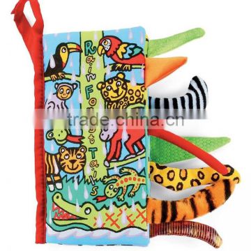 Baby soft toy early educational preschool fabric cloth book