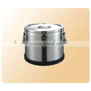 Stainless Steel Heat Preservation Transportable Dinner Barrel Or Bucket