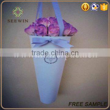 hard paper card rigid flower bag