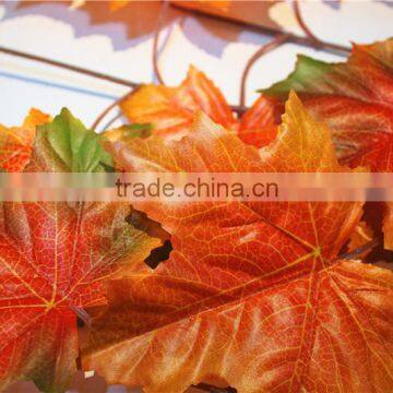 Home and outdoor garden table wedding christmas decoration 60cm or 2ft Height artificial colorfully maple leaf E06 0672