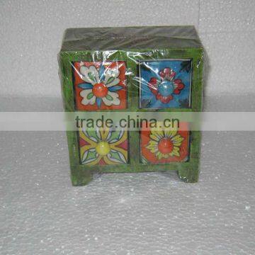 Wood Ceramic Drawers,Mango Wood Chest Drawers