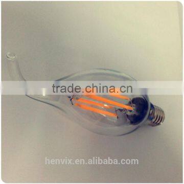 qualified 110v mini led bulb light, cob filament led bulb, led candle bulb e14