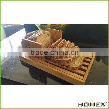 Bamboo Bread Slicer Cutter Guide for Homemade Bread Homex BSCI/Factory