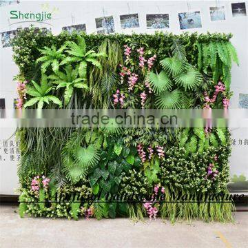 Fake Foliage Plant Wall Hanging Silk Vertical Green Plant Wall photo-2