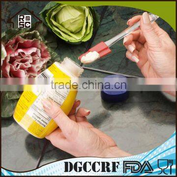 NBRSC Different Types of Kitchen Utensil Silicone Spatulas With Transparent Handle Set of 6 photo-6