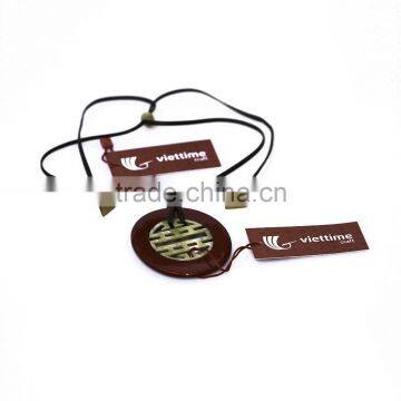 Water Buffalo Horn Necklace, 100% Handmade Necklace From Vietnam photo-2