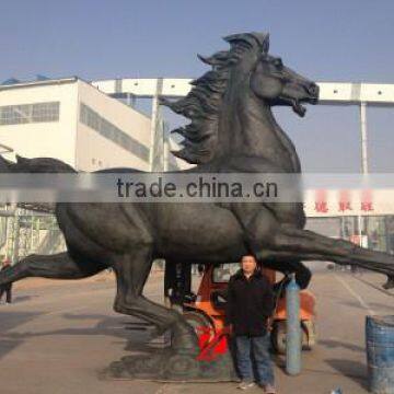 Hot sale new large antique horse statue metal animal sculptures