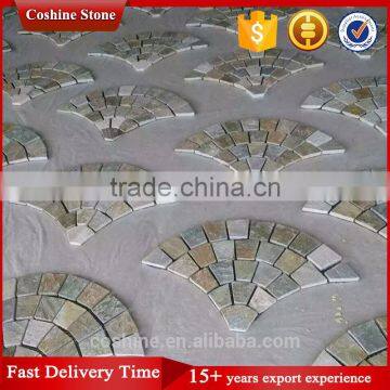 Outdoor Yellow Beige Exterior Floor Slate Tile Designs photo-3