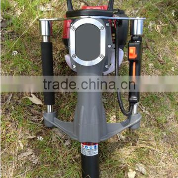 52mm Gasoline Petrol Gas Powered Electric Power Handheld Star Picket Piling Driving Hammer Fence Post Driver Machine