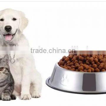Skid Stop Rubber Base Stainless Steel Pet Bowls With Embossed Paws and Bones for Dogs Puppies Cats Feeder Bowl photo-4