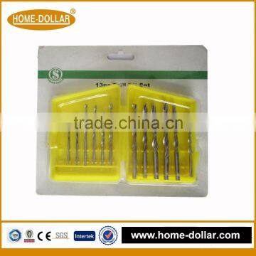 13pc 2016 China supplier twist diamond drill bit set