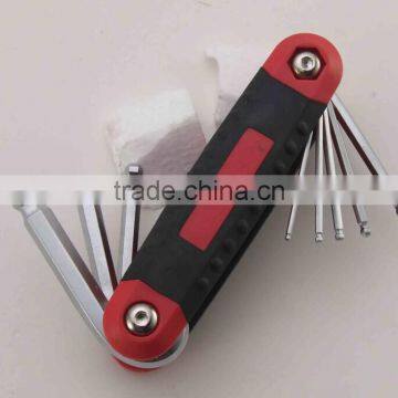 8pc aluminum hex key set