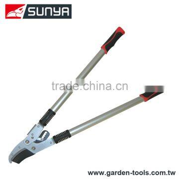 Heavy duty ratchet anvil lopping shears