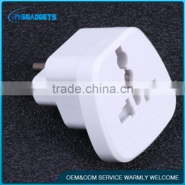 2016 New Trendy Products White Socket Travel Plug Adapter photo-3