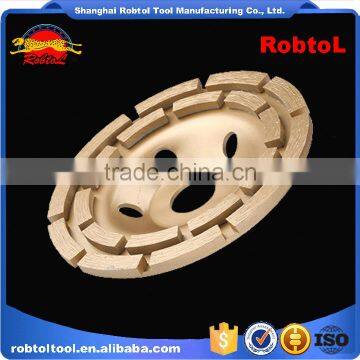 115mm Double Row Diamond Grinding Wheel 4.5" Abrasive Polishing Disc for Concrete Granite Marble Double Cup Wheel photo-4