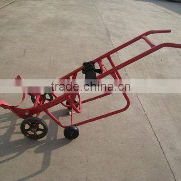 Heavy Duty 800kg Load Capacity Oil Drum Steel Hand Trolley