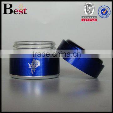 Luxury 20g 30g 50ml Aluminium Jar Blue Green Gold Color for Cosmetic Cream photo-2