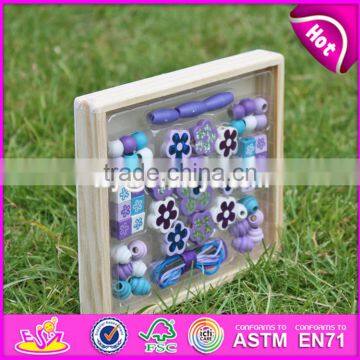 2017 New Design Children Threading Beads Wooden Educational Toys for 4 Year Olds W11E061 photo-6