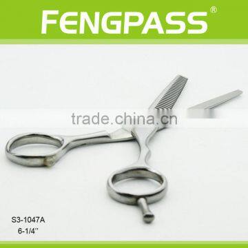 S3-1047A 6-1/4" Inch 2CR13 Stainless Steel With PP Handle Stainless Steel Thinning Shears Salon Hair Cut Scissors photo-3